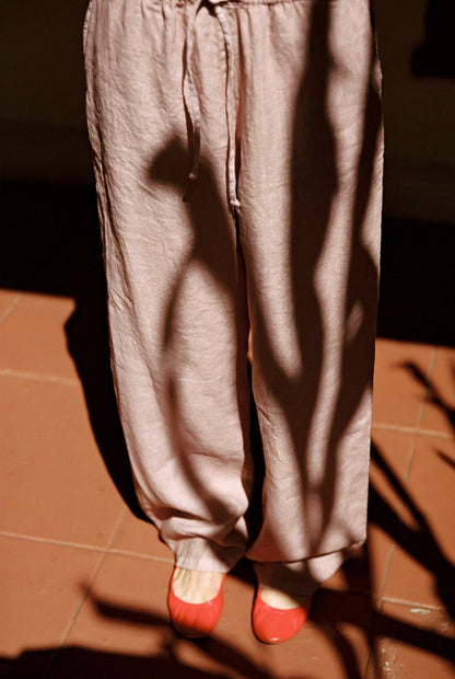 Linen Drawstring Pants