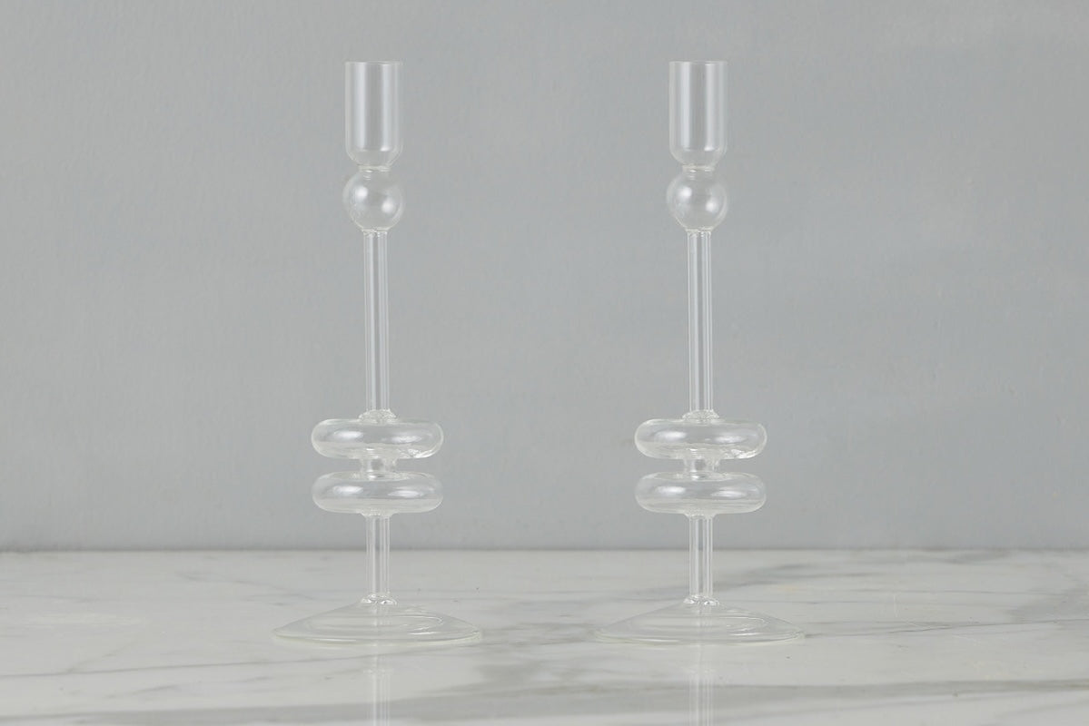 Glass Candlestick