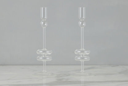 Glass Candlestick