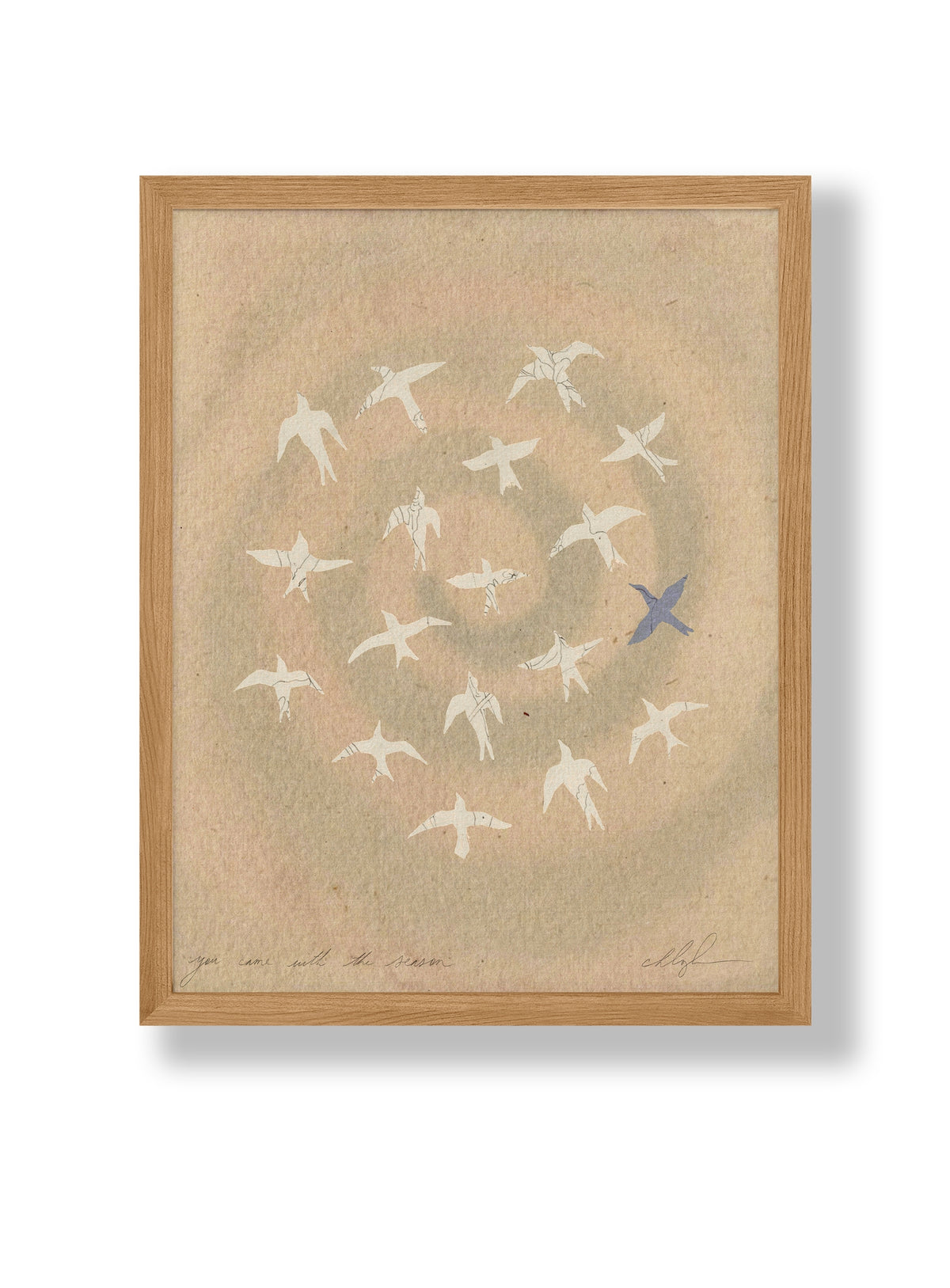 You Came with the Season Print by Coco Shalom.