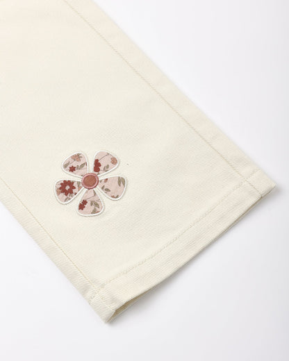 Daisy Patch Straight Leg Pant