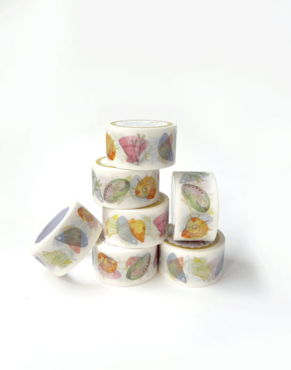 Functional, versatile tape for packaging gifts, scrapbooking, or journaling. washi tape