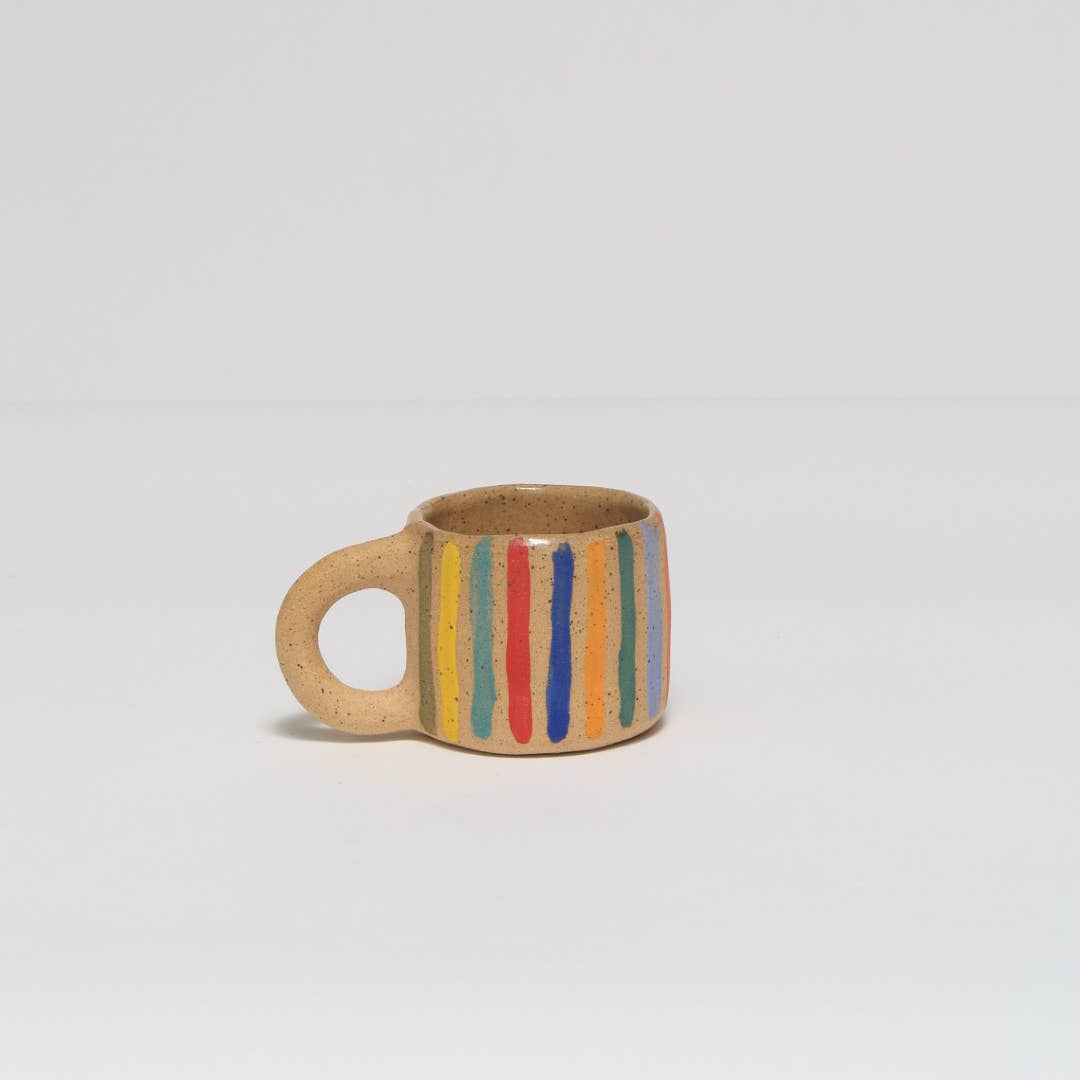 Striped Espresso Cup