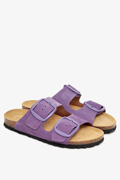 rita row micaela sandal / A double strap sandal made with cruelty free leather. Slip on design with an anatomical insole.