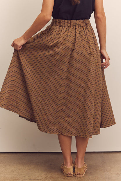 Midi Circled Skirt
