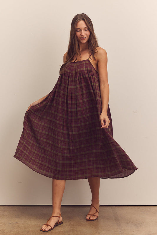 Pleated Cami Dress