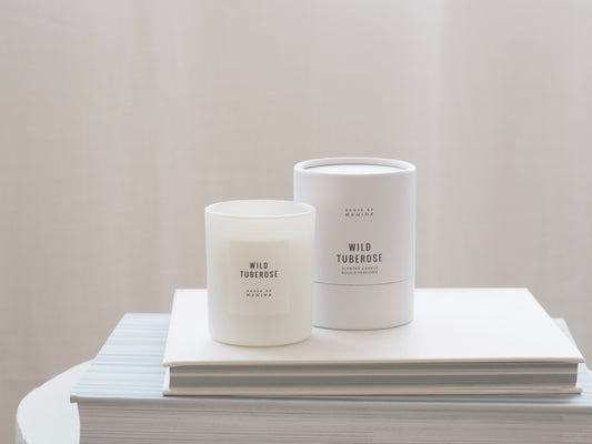 White Tuberose Candle