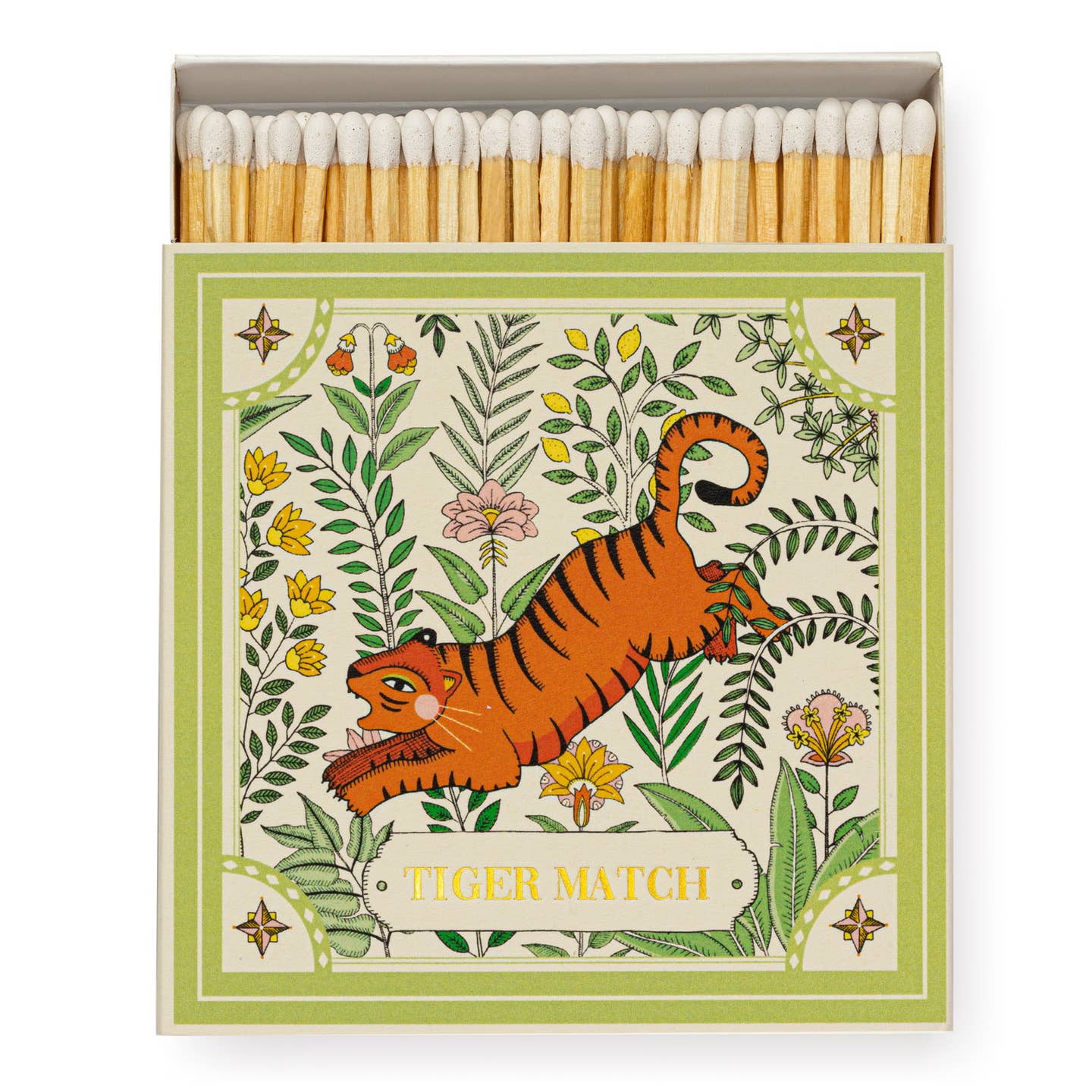 Green Tiger Match Box