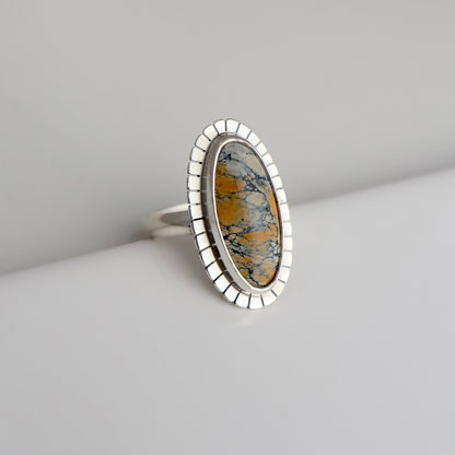 Lumi Ring - Ivory Creek Variscite. 925 sterling silver jewelry carolyn keys