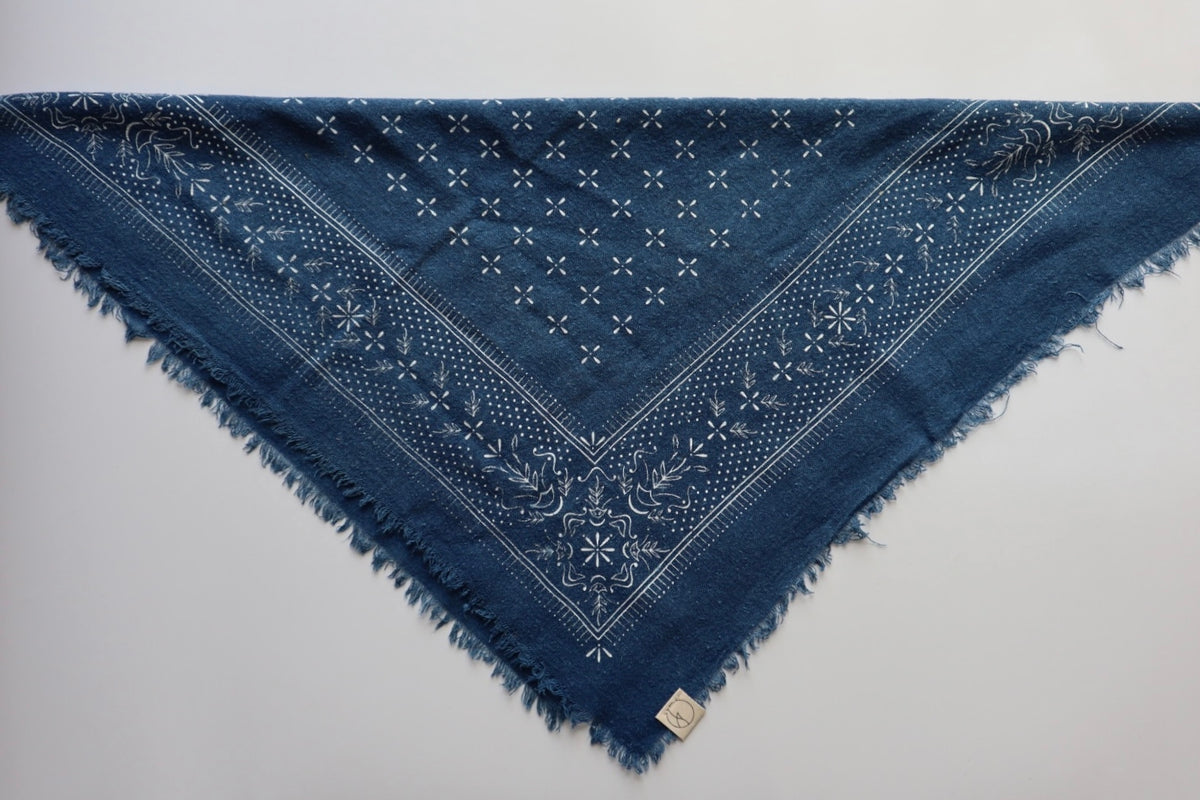 Raw Silk Bandana
