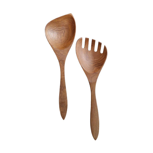 Teak Salad Set