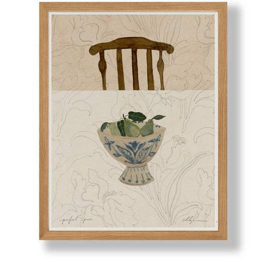 Perfect Pair by Coco Shalom. Prints are made with 100% recycled paper, containing 30% post consumer waste, produced with 100% green power and 0% BS.