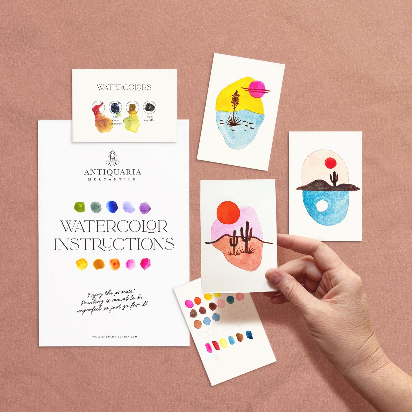 Let your creativity take flight with our Mini Watercolor Kit! This compact, beginner-friendly kit features delicate designs that are perfect for exploring watercolor in a simple and relaxing way.