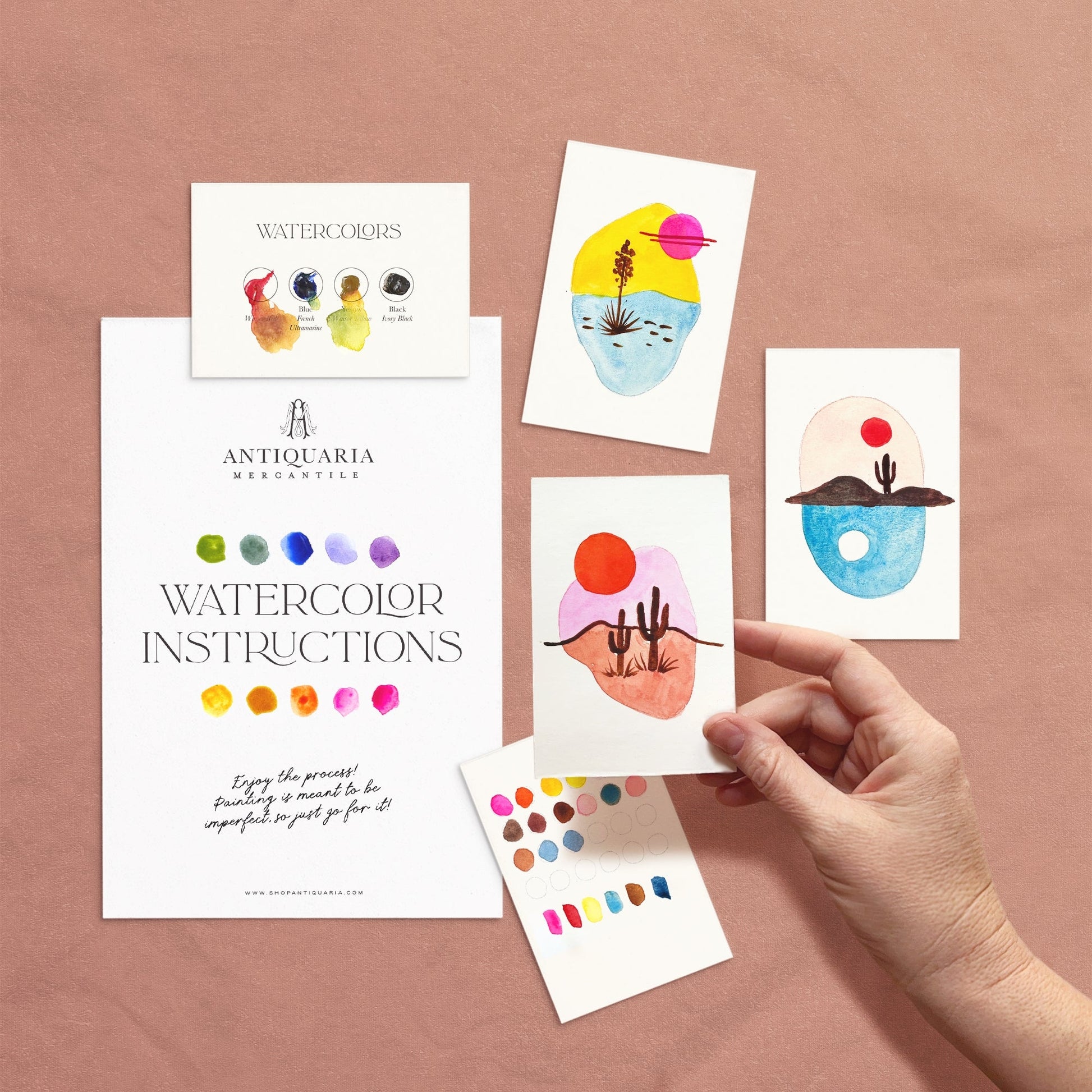 Let your creativity take flight with our Mini Watercolor Kit! This compact, beginner-friendly kit features delicate designs that are perfect for exploring watercolor in a simple and relaxing way.