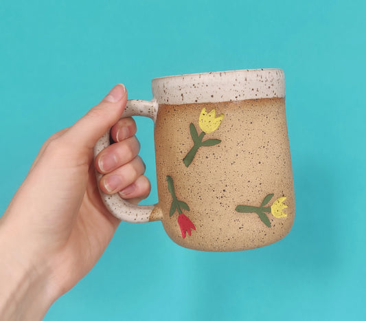 Ceramic Tulip Mug