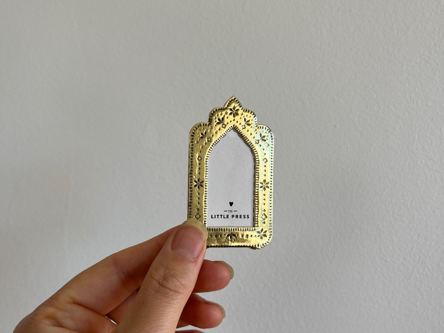 Faux Tin Mini Picture Frame