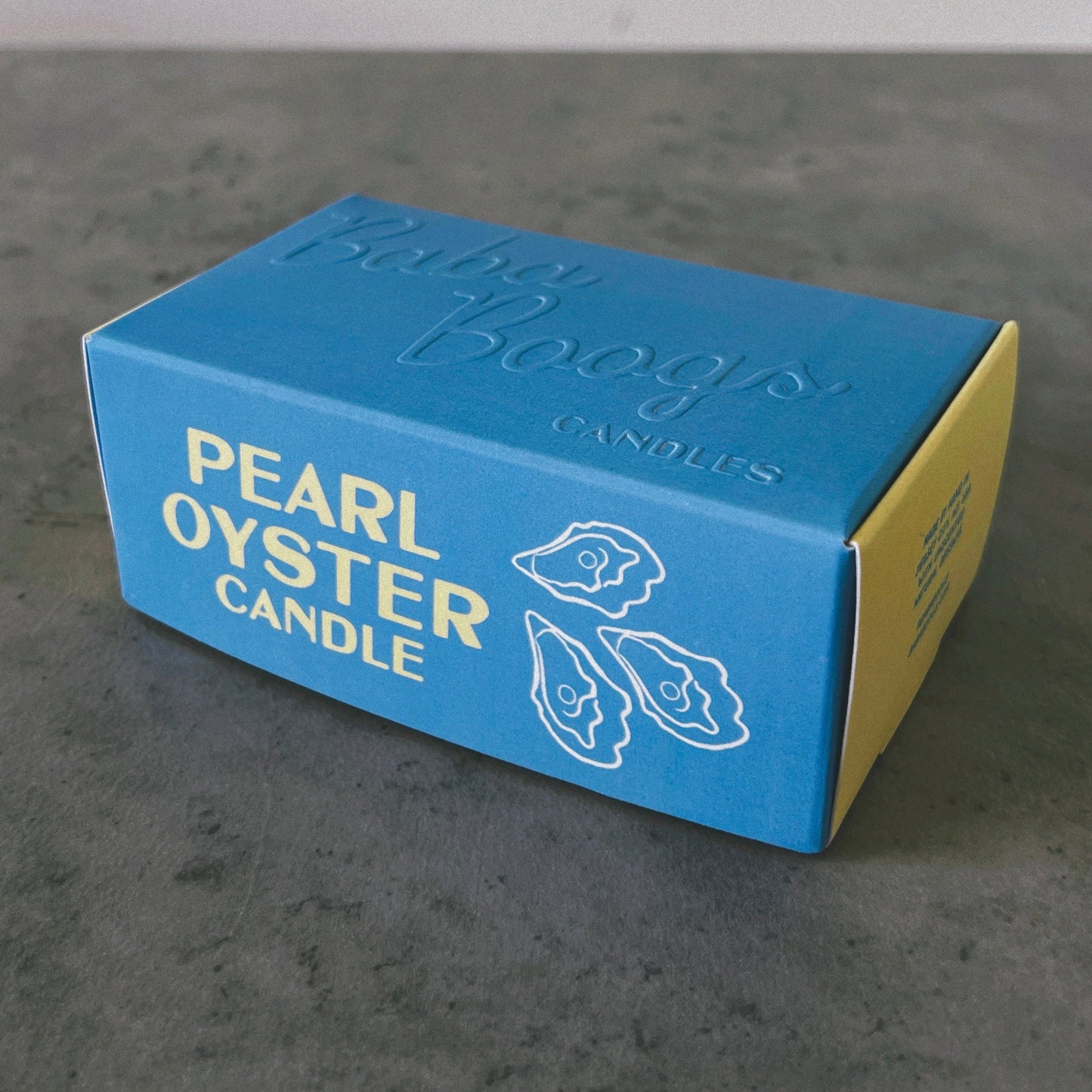 Beeswax Oyster Candle