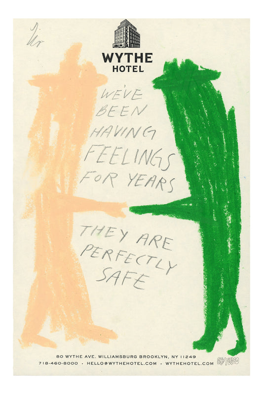 Lordcowboy Feelings Are Perfectly Safe Print 