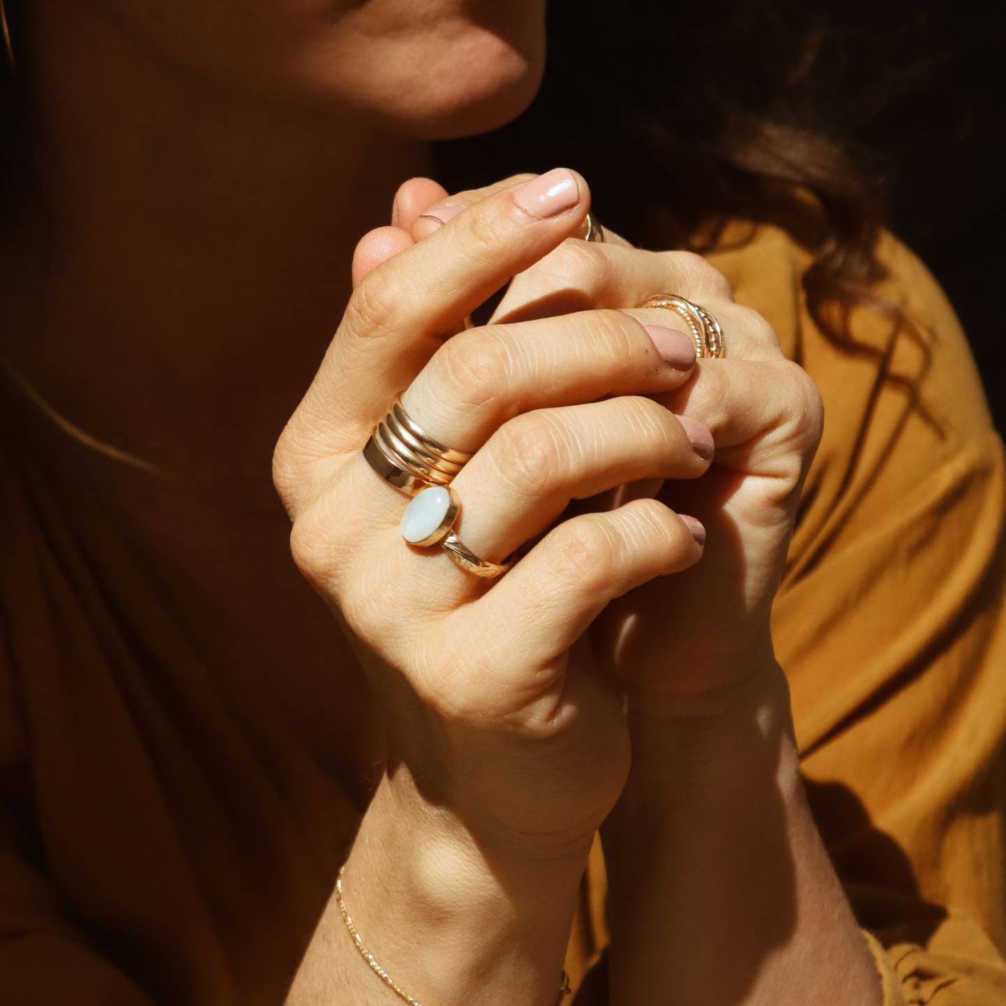 White Lotus Ring