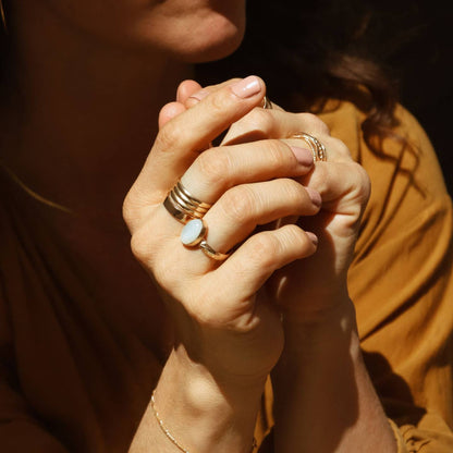 White Lotus Ring