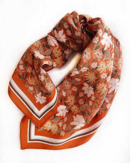 flora west Silk Bandana