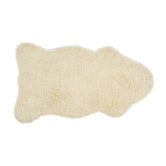 A handmade woolen rug handcrafted from a premium mix of wool and cotton. Ethically made in India.