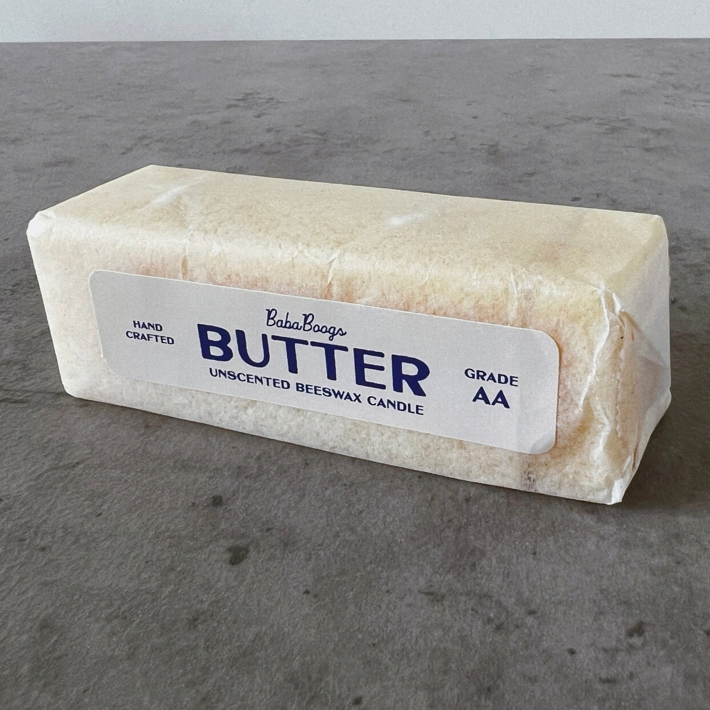 Beeswax Butter Stick Candle