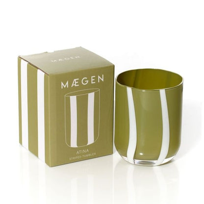 MÆGEN Atina Striped Tumbler
