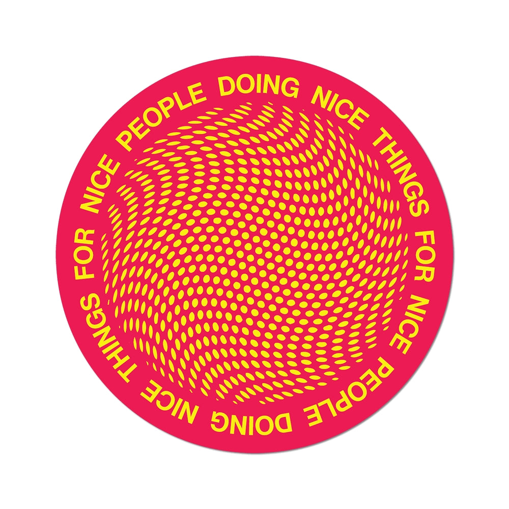 Die-cut sticker digitally printed on premium white vinyl by Apply Stickers. 