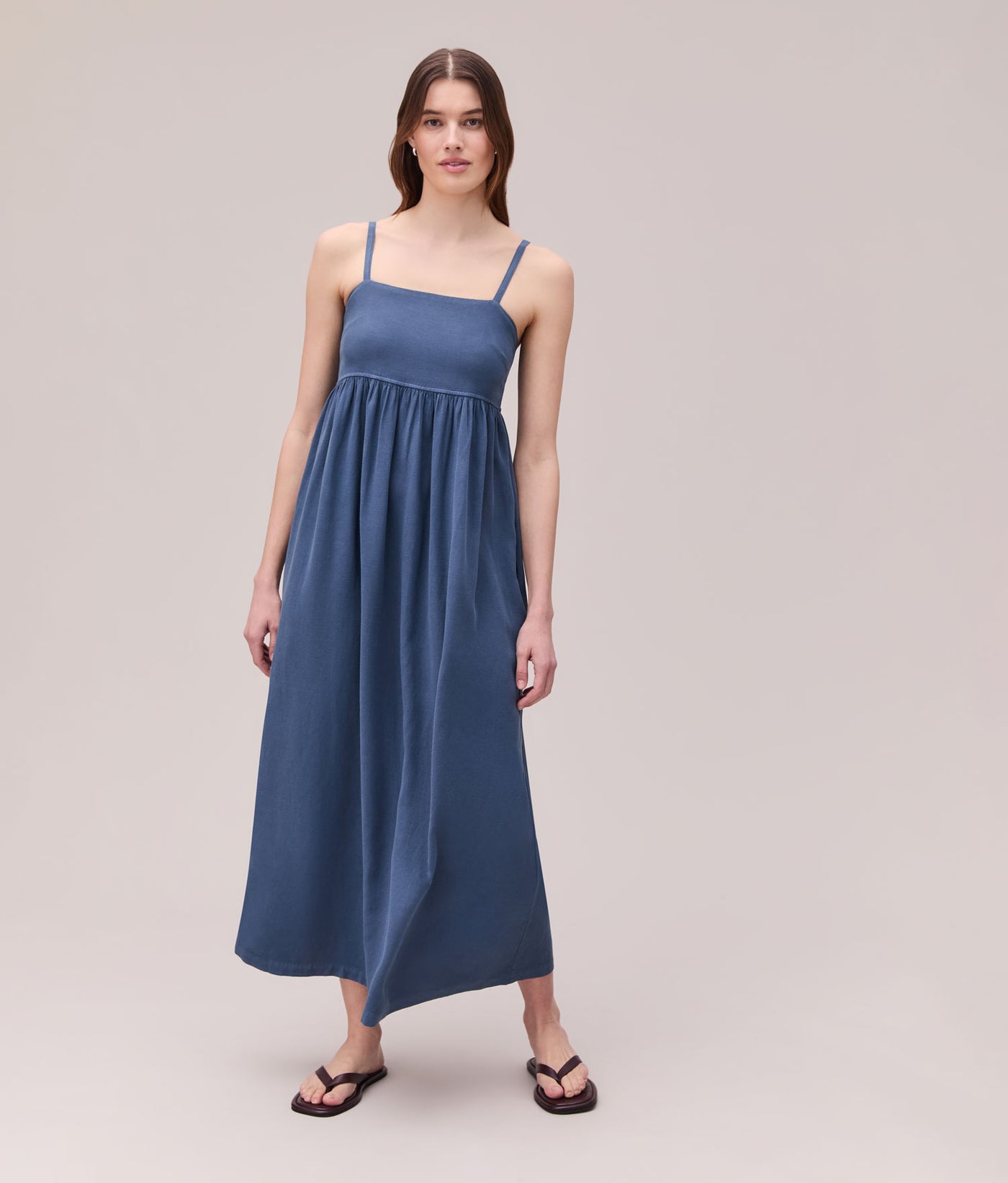 Linen Maxi Dress