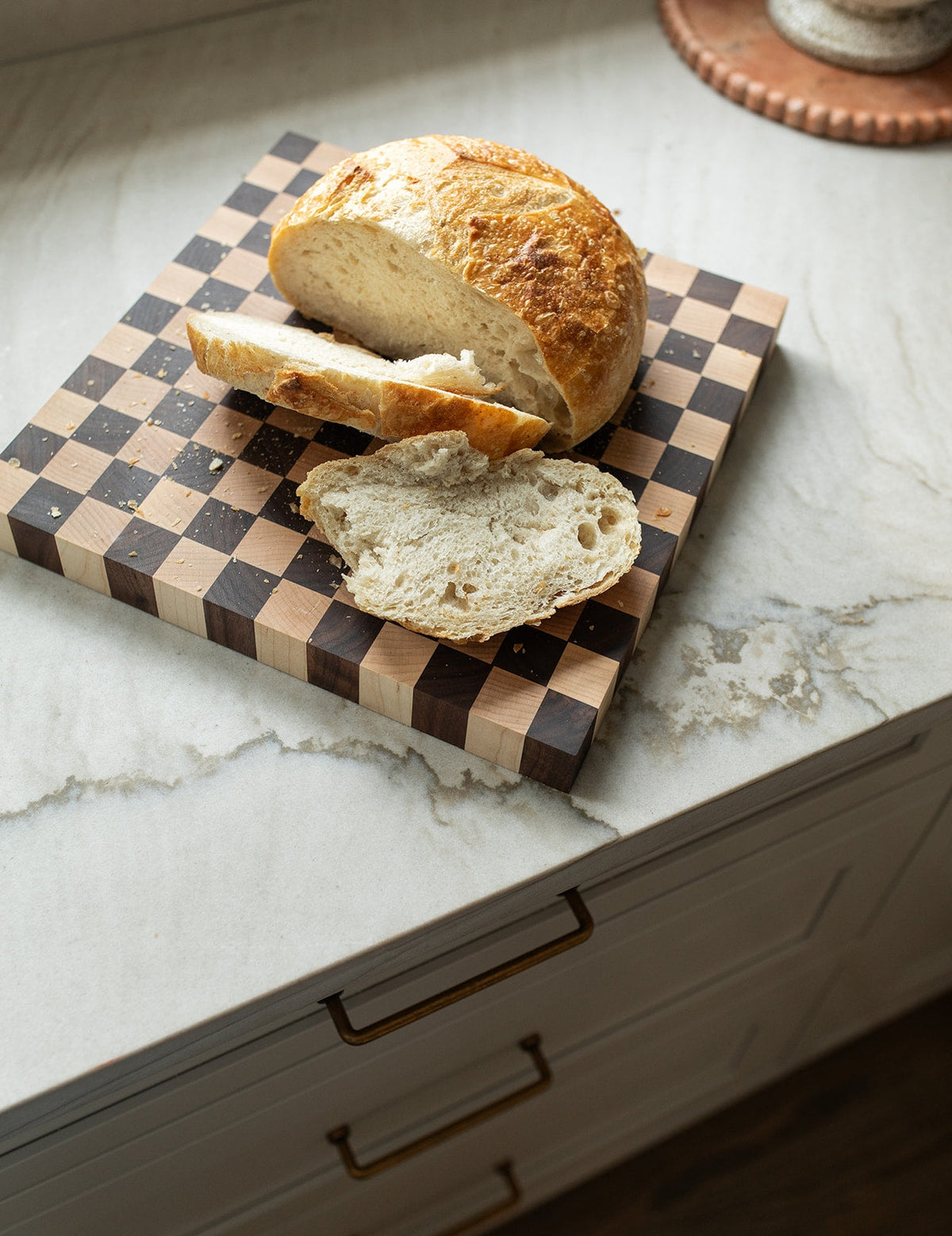 Checkered Butcher Block