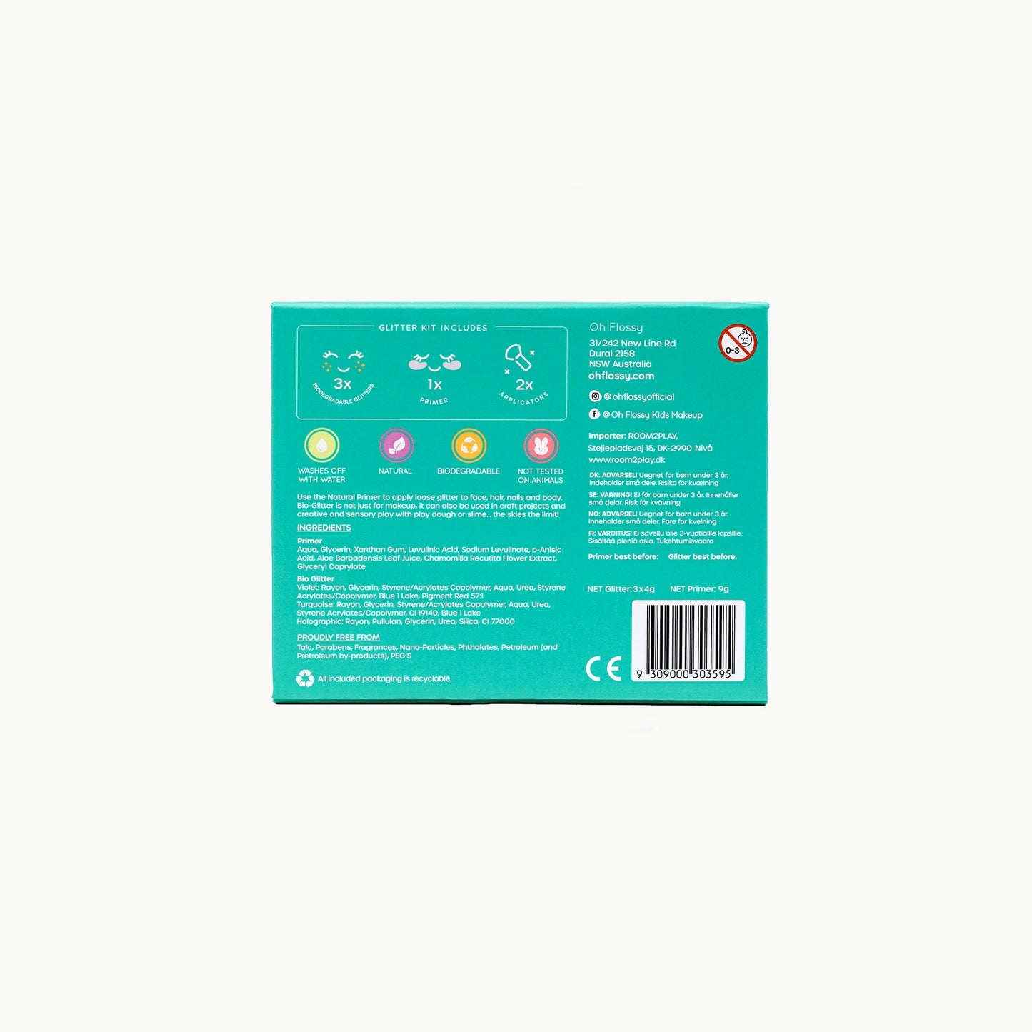 Kids Biodegradable Glitter Kit