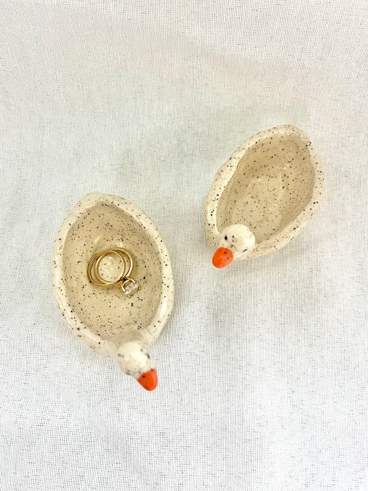 Ceramic Silly Goose Figurine