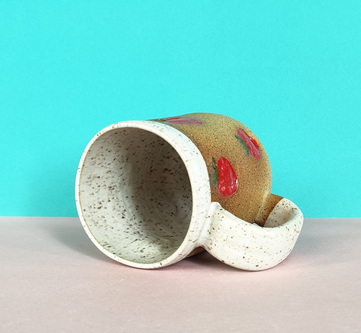 Ceramic Strawberry Mug