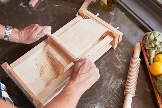 Pasta Chitarra with Rolling Pin