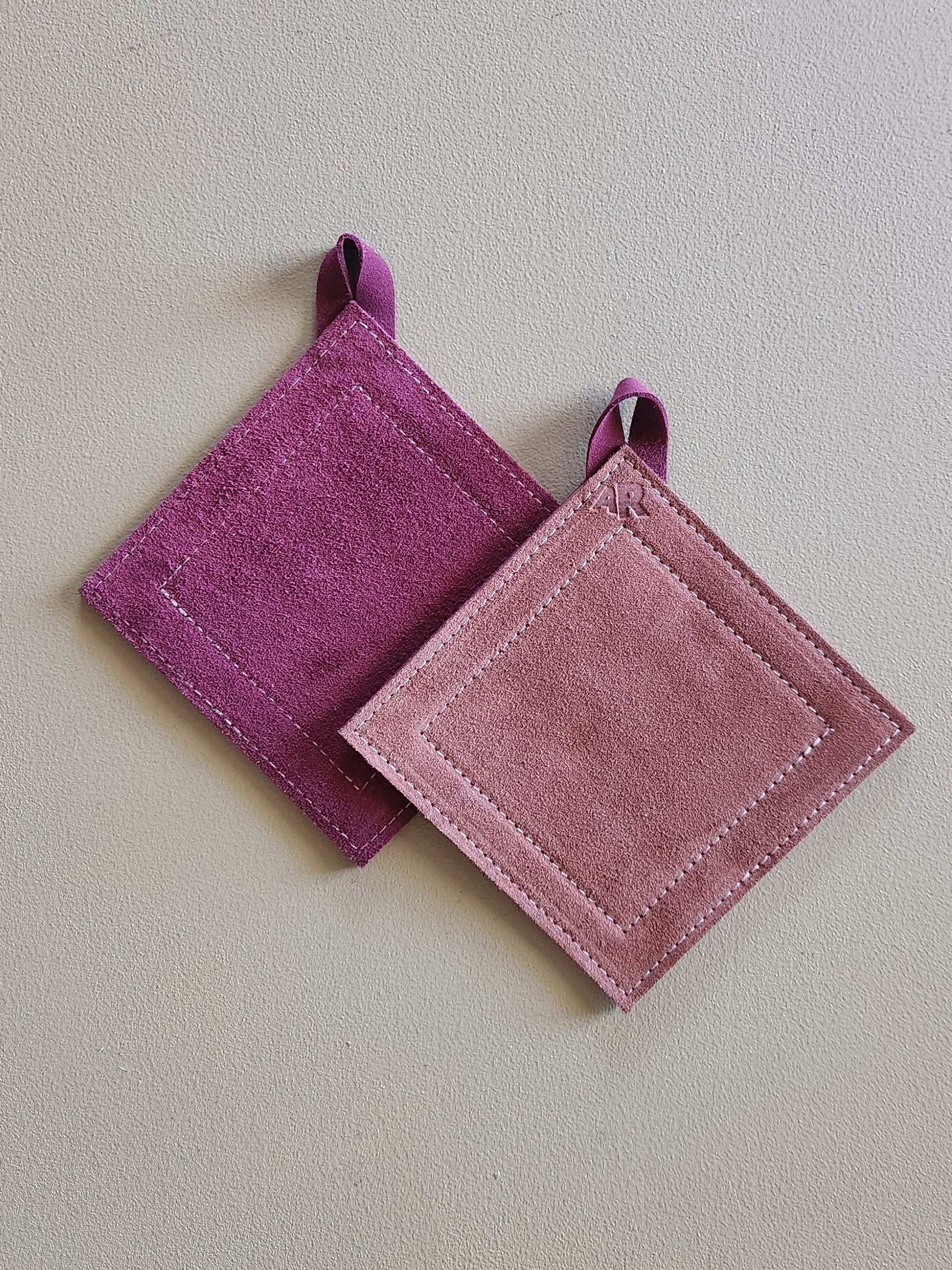 Suede Potholders