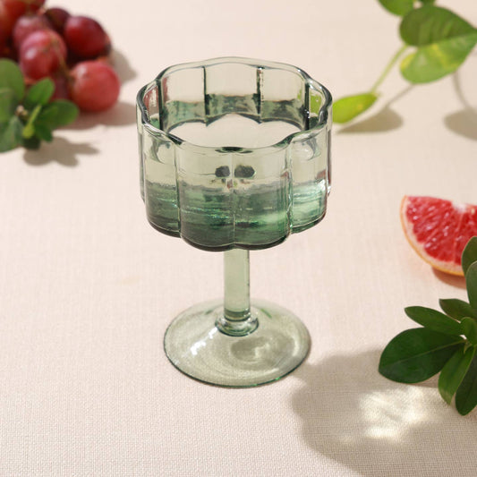 Daisy Wine Glass
