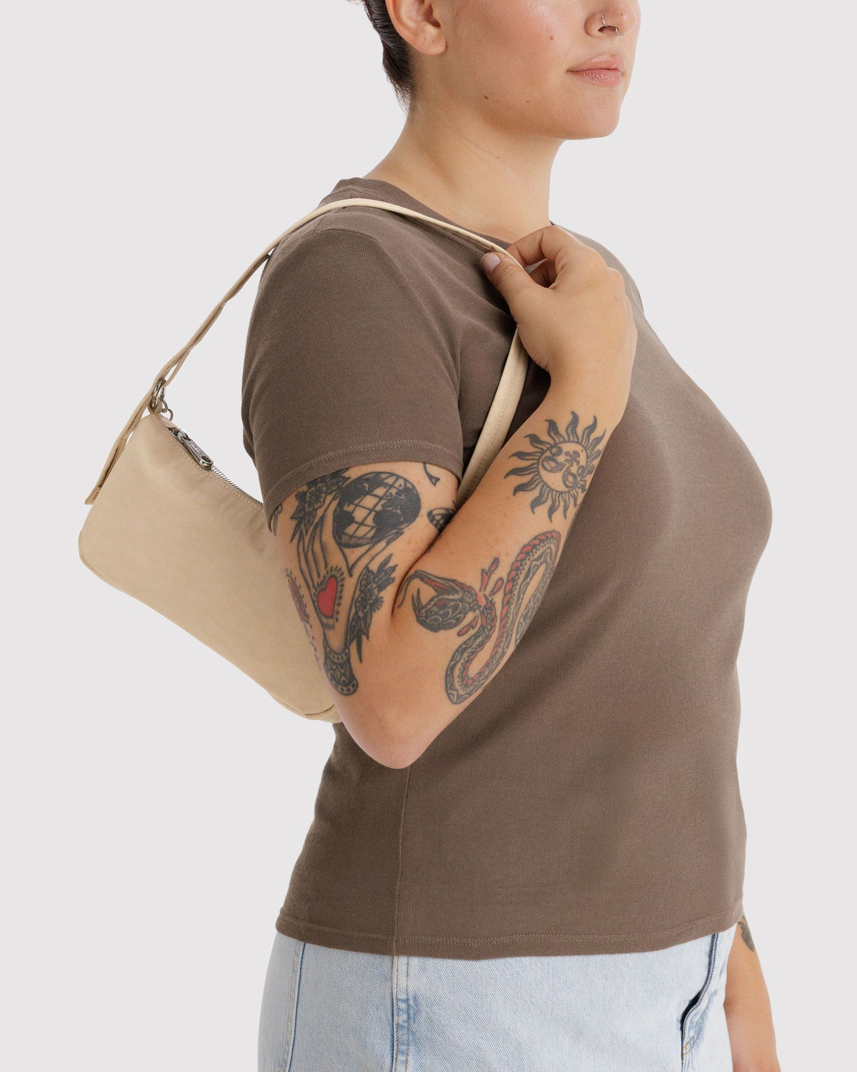 Nylon Pochette Bag