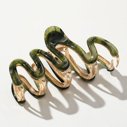 Vintage Willow Claw Clip