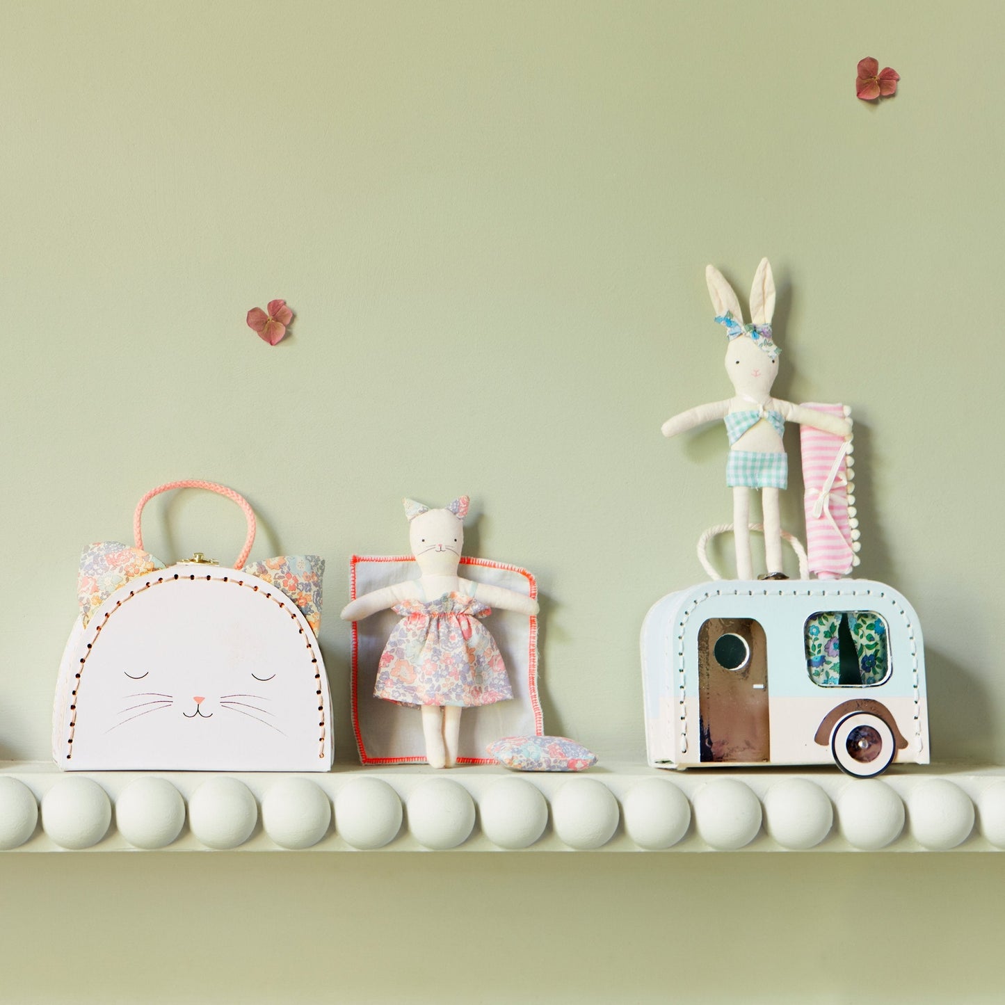 Caravan Bunny Suitcase Doll
