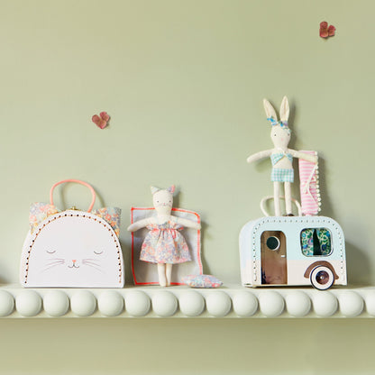 Caravan Bunny Suitcase Doll