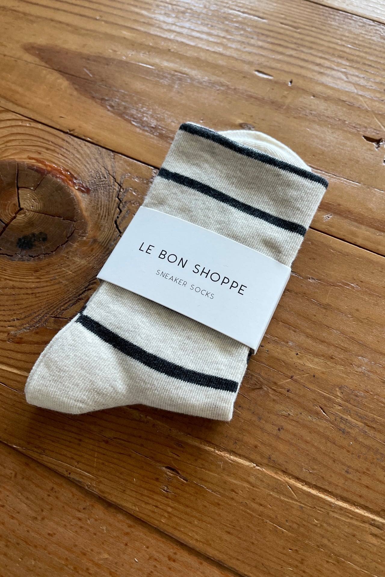 Le Bon Shoppe Wally Socks are made from a breathable cotton blend.