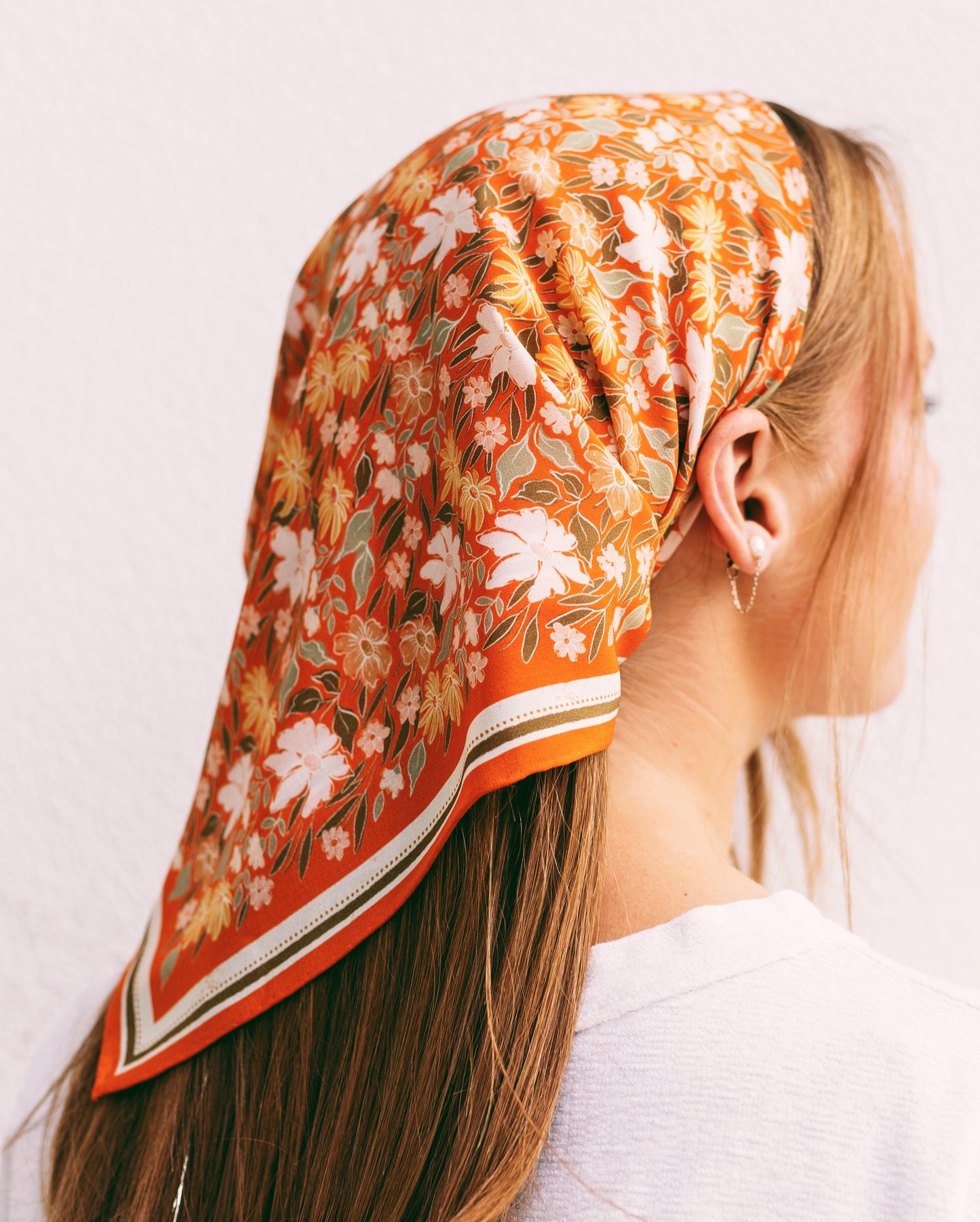 flora west Silk Bandana