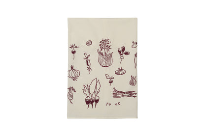Silk Screen Tea Towel