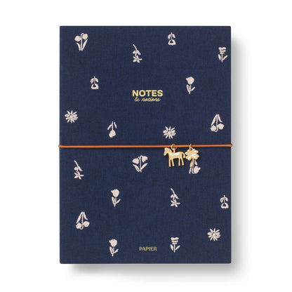 Papier Lined A5 Fabric Notebook 