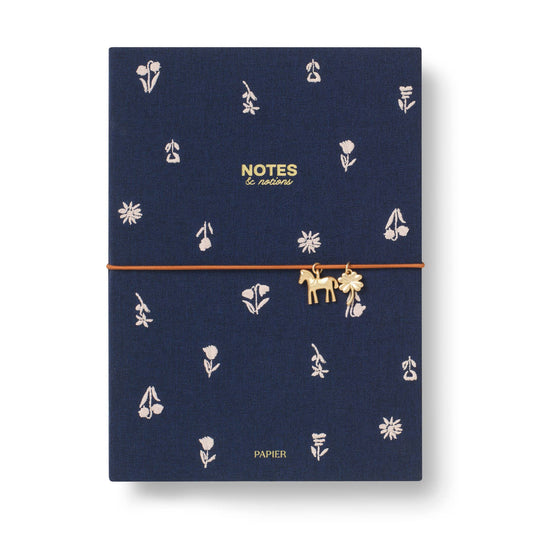 Papier Lined A5 Fabric Notebook 