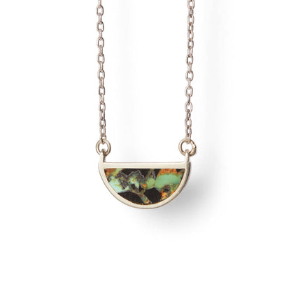 Blackjack Turquoise One Half Necklace