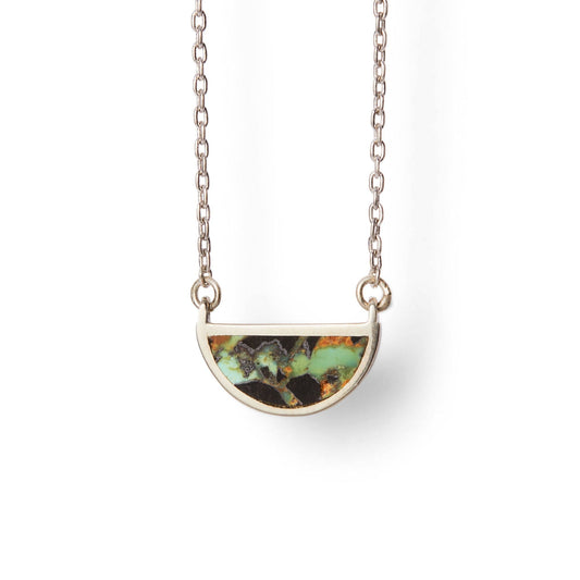 Blackjack Turquoise One Half Necklace