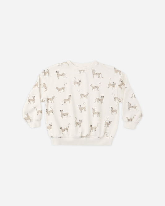 Leopards Relaxed Sweatshirt