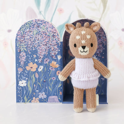 Hand-Knit Stuffed Animals + House